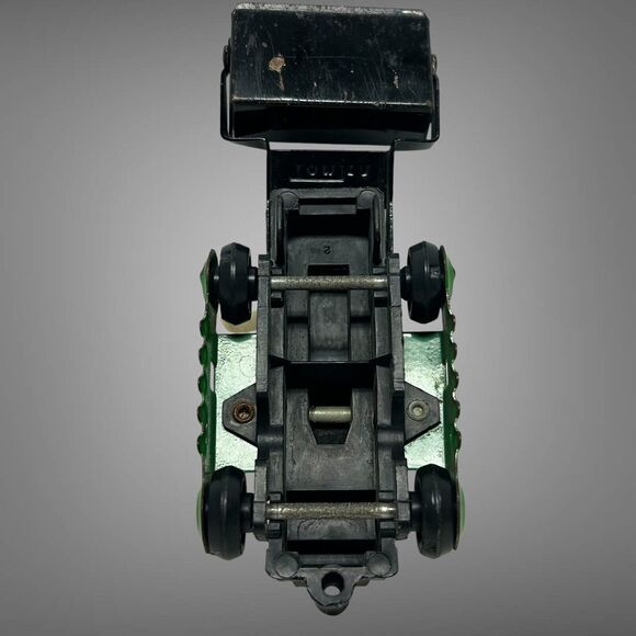 Vintage Early 1970’s Tonka Miniature Front Loader Bulldozer Green Pressed Steel - Picture 5 of 16